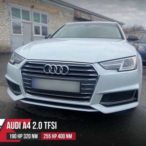 Чип тюнинг Audi A4 B9 2.0 TFSI DBPA 190hp 